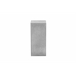 Pemberly Row Square Pedestal Tall in Light Gray Bev Collection Pedestal