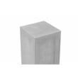 Pemberly Row Square Pedestal Tall in Light Gray Bev Collection Pedestal