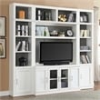 Pemberly Row Contemporary 4 Piece Space Saver Entertainment Wall