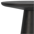 Pemberly Row 16 inch Wide Metal Side Table in Graphite & Fully Assembled