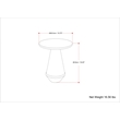 Pemberly Row 16 inch Wide Metal Side Table in Graphite & Fully Assembled