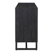Pemberly Row Modern / Contemporary Wood Sideboard Black Color