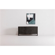 Pemberly Row Modern / Contemporary Wood Sideboard Black Color
