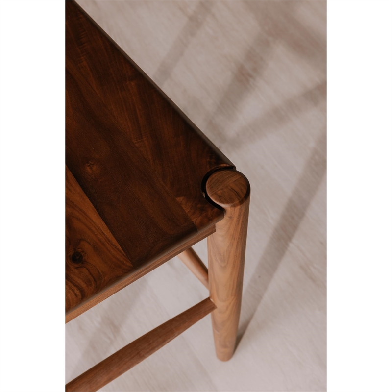 Pemberly Row Modern / Contemporary Wood Bar Stool Brown Color