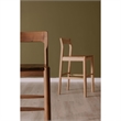 Pemberly Row Modern / Contemporary Wood Bar Stool Brown Color