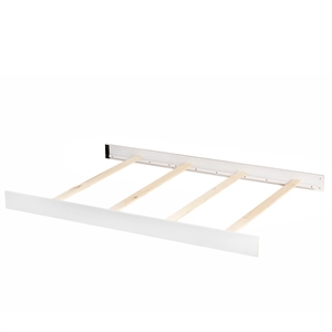 Pemberly Row Contemporary Full Bed Conversion Kit Antique White