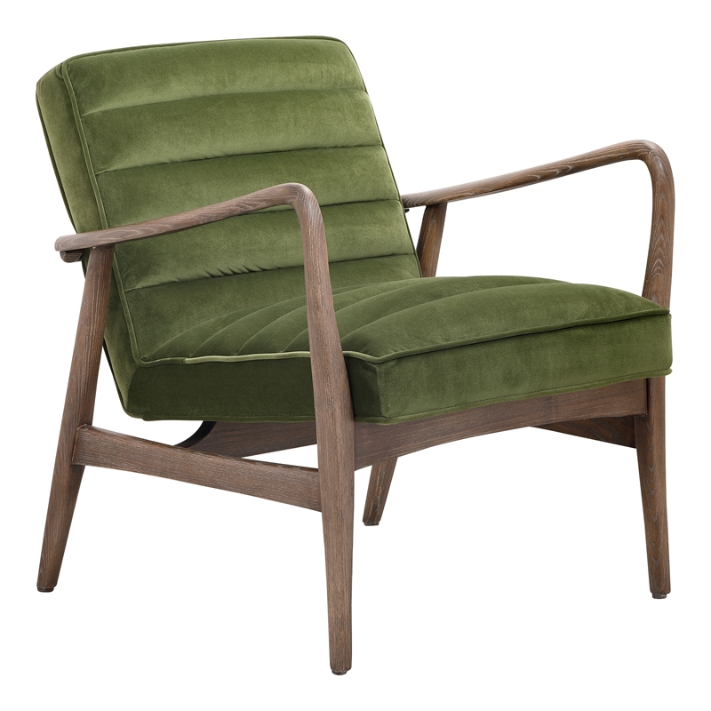 Pemberly Row Modern / Contemporary Armchair Fabric Chair in Green