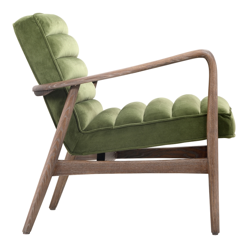 Pemberly Row Modern / Contemporary Armchair Fabric Chair in Green