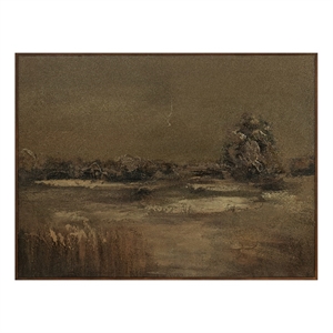 Pemberly Row Modern / Contemporary Solid Pine Framed Painting Canvas