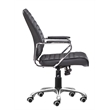 Pemberly Row Enterprise Office Collection Low Back Office Chair Black