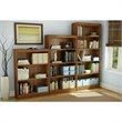 Pemberly Row Modern / Contemporary 4 Shelf Bookcase in Morgan Cherry