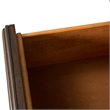 Pemberly Row Modern / Contemporary Dark Brown 3 Drawer Night Stand
