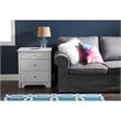 Pemberly Row Modern / Contemporary Wood Nightstand in Pure White