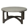 Pemberly Row Modern / Contemporary Dark Brown Round Cocktail Table