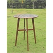 Pemberly Row Contemporary Contemporary 42-inch Outdoor Bar-Height Bistro Table
