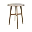 Pemberly Row Contemporary Contemporary 42-inch Outdoor Bar-Height Bistro Table