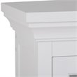 Pemberly Row Wood Double Door Wall Medicine Cabinet in Pure White