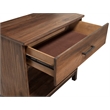 Pemberly Row Contemporary Contemporary Wood 1 Drawer Nightstand in Rustic Pine