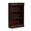 Pemberly Row Dark Brown Junior Executive 48 Inch Bookcase (RTA)
