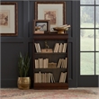 Pemberly Row Dark Brown Junior Executive 48 Inch Bookcase (RTA)