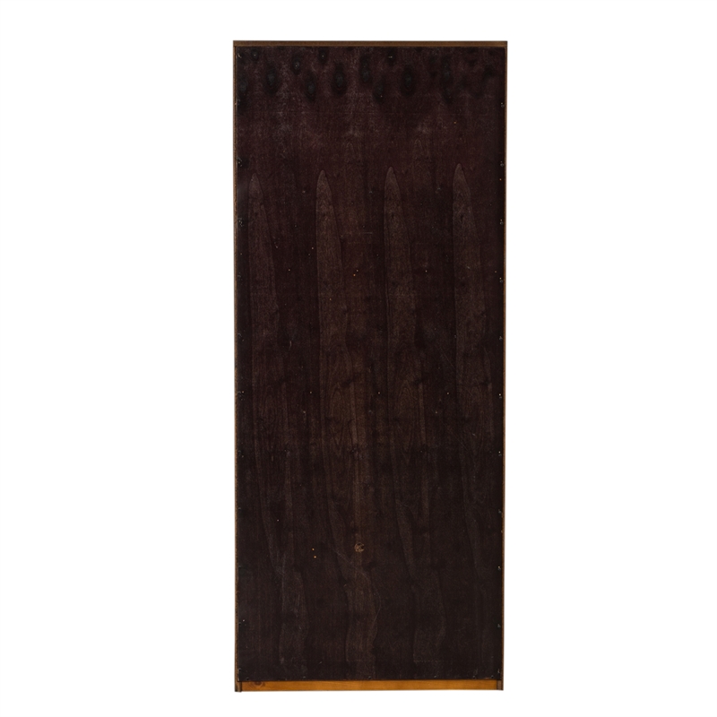 Pemberly Row Dark Brown Junior Executive 72 Inch Bookcase (RTA)