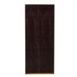 Pemberly Row Dark Brown Junior Executive 72 Inch Bookcase (RTA)