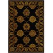 Pemberly Row Contemporary 6' x 9' Hand Tufted Wool Rug in Black