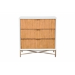 Pemberly Row Modern / Contemporary 3 Drawer Small Chest in White