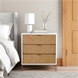 Pemberly Row Modern / Contemporary 3 Drawer Small Chest in White