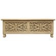 Pemberly Row Modern / Contemporary Solid Wood Storage Chest in Ivory