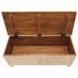 Pemberly Row Modern / Contemporary Solid Wood Storage Chest in Ivory