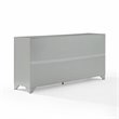 Pemberly Row Contemporary MDF Wood Sideboard in Distressed Gray