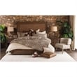 Pemberly Row Modern 1-Drawer Wood Nightstand in Rustic Ranch Brown