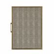 Pemberly Row Modern MDF and Painted Steel Side/End Table in Gray