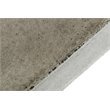 Pemberly Row Square Modern Concrete Stone Coffee Table in Dark Gray