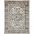 Pemberly Row 10' x 14' Ivory/Gray Fabric Farmhouse Indoor Rug