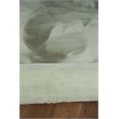 Pemberly Row Modern Faux Rabbit Polyester 8'x10' Area Rug in Green