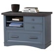 Pemberly Row Wood Functional File with Power Center in Denim