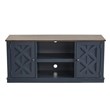 Pemberly Row Navy Blue TV Stand for TV up to 60