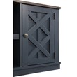 Pemberly Row Navy Blue TV Stand for TV up to 60