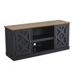 Pemberly Row Charcoal TV Stand for TV up to 60