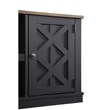 Pemberly Row Charcoal TV Stand for TV up to 60