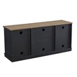 Pemberly Row Charcoal TV Stand for TV up to 60