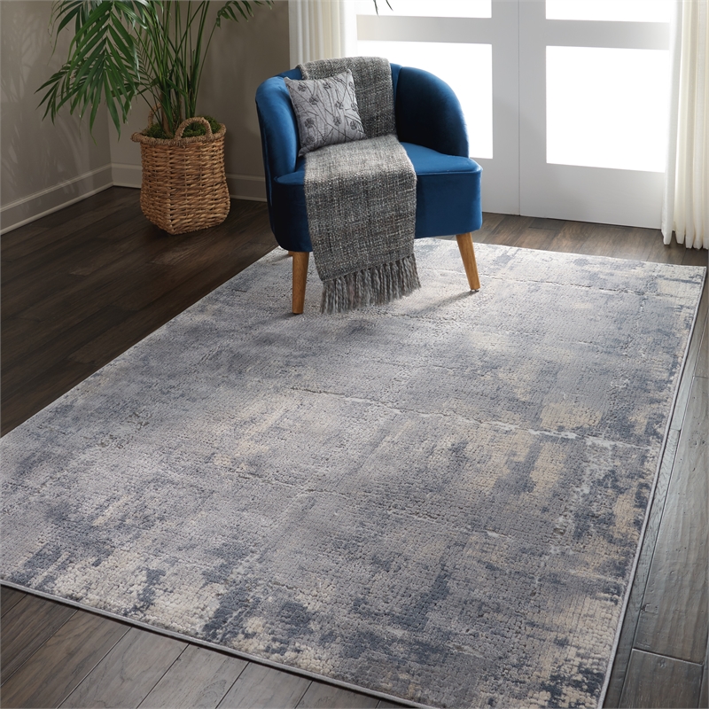 Pemberly Row Gray & Beige Painterly Rustic Textures 63