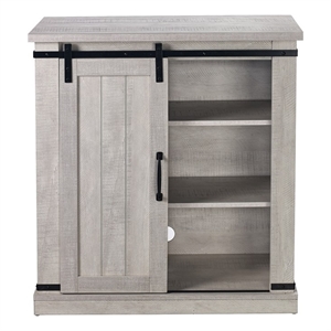 Pemberly Row 32&quot TV Stand Media Console for TV up to 40&quot - Off White