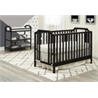 Pemberly Row Contemporary Wood Changing Table in Black Finish