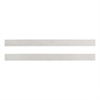 Pemberly Row Traditional Wood Full Size Bed Rails in Brushed White