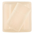 Pemberly Row Contemporary Micro Fleece Sheet Set in Ivory King