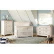 Pemberly Row Traditional Wood Chifforobe in Brushed White Finish