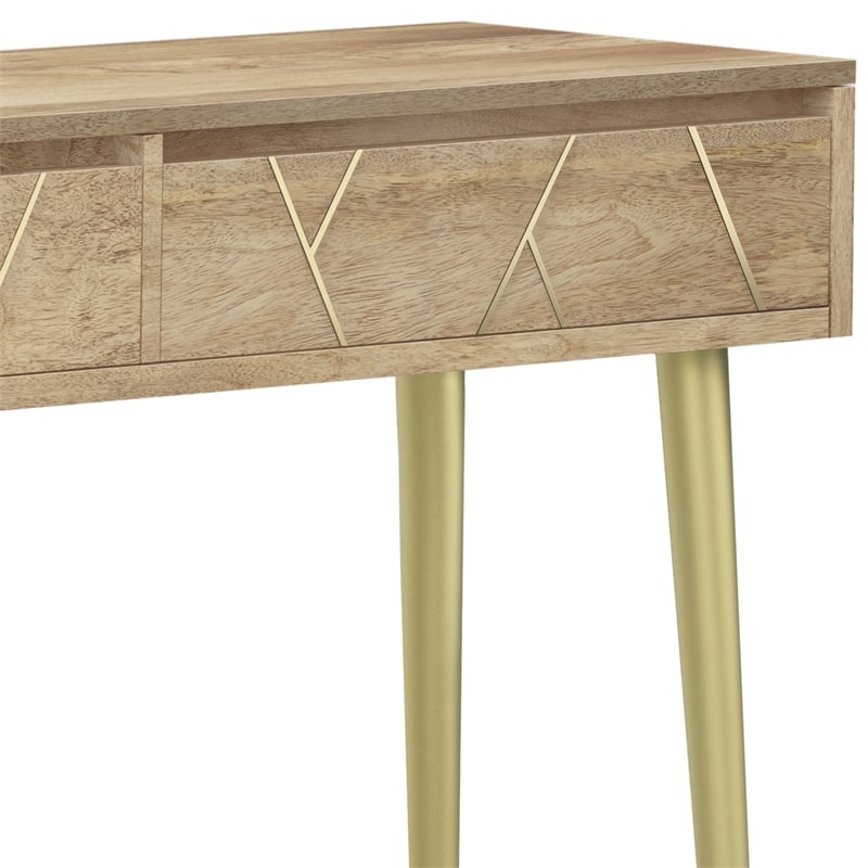 Pemberly Row Solid Wood and Metal 48